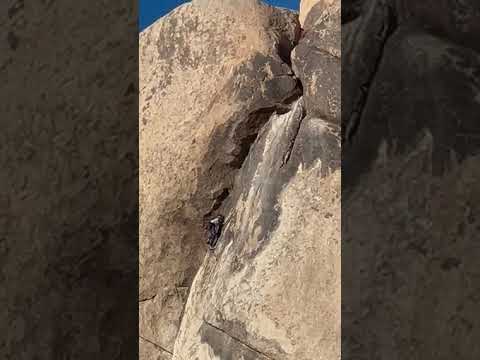 rock climbing at hidden valley campground
