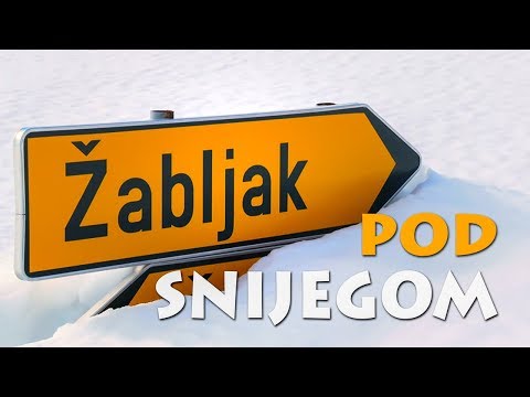 Crnom Gorom: Žabljak Pod Snijegom, Durmitor - Zabljak Under The Snow HD