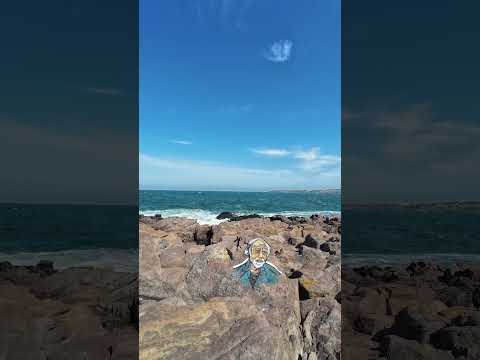 #asmr #nature #whitenoise #waves #naturesounds #sea #rocks #wind #wavessound #graffiti #sky #sunny