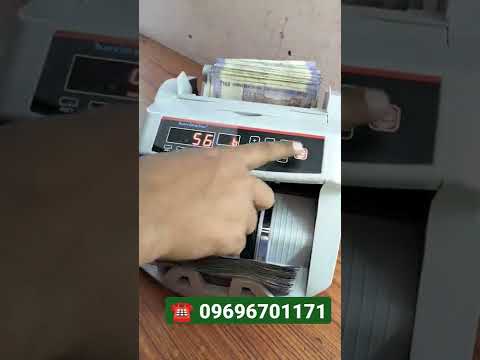 Bill Counter Machine How to Use #billcounting #moneycounter #cashcounter