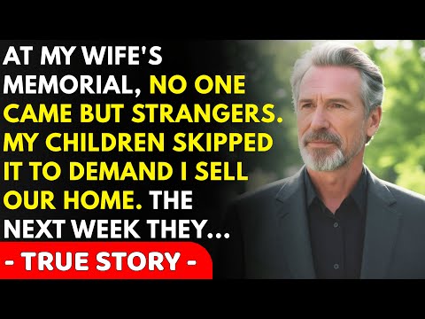 At My Wife's Memorial, No One Came But Strangers. My Children Skipped It to Demand I Sell Our Home..
