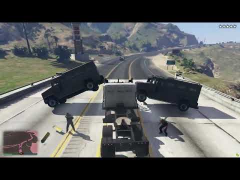 GTA 5 Phantom Wedge Truck Crashes