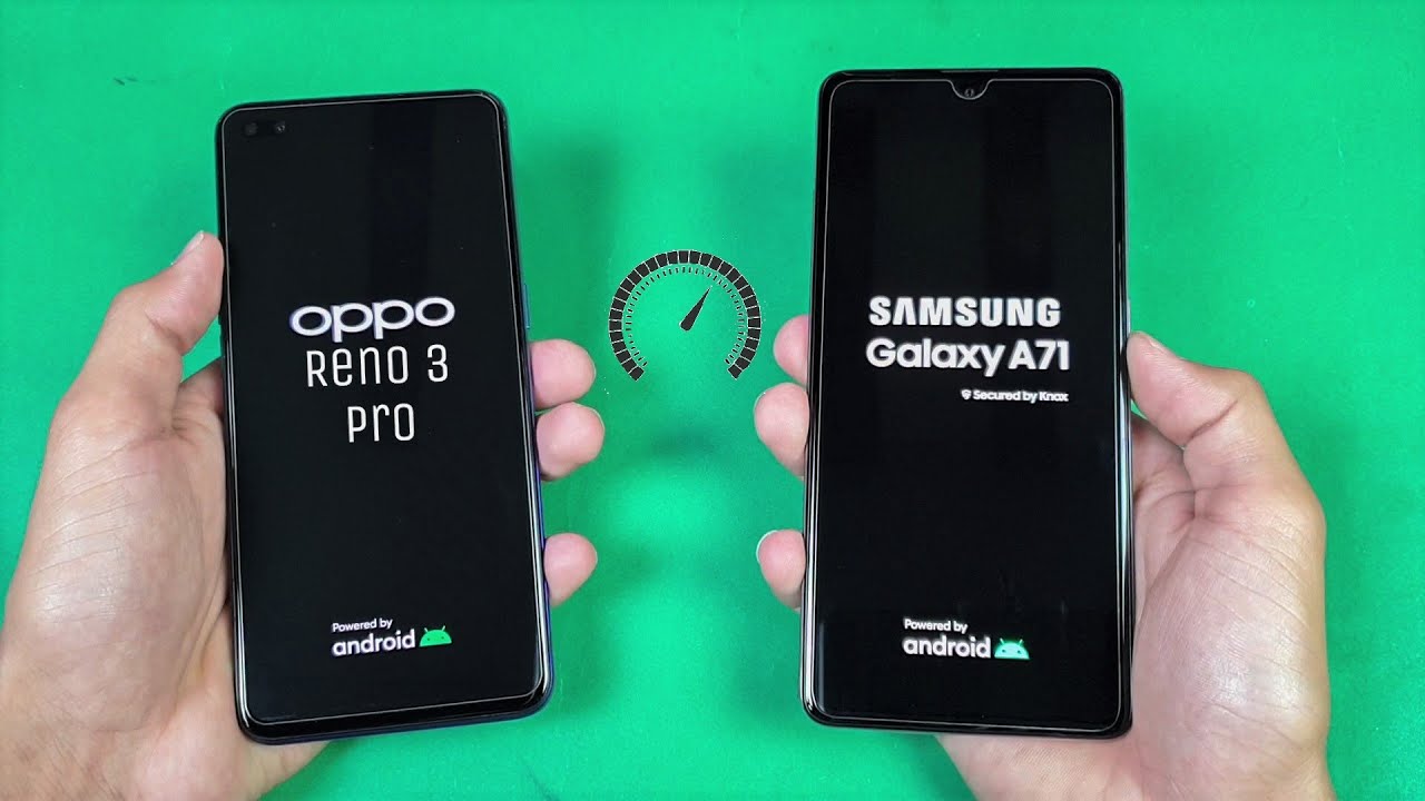 Oppo Reno 3 Pro vs Samsung Galaxy A71 - Speed Test & Comparison!