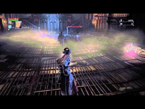 Bloodborne Hunter Trio in Yahar'gul Chapel Fight