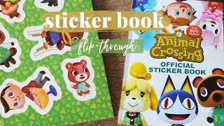 ANIMAL CROSSING STICKER BOOK | A quick flip-through 🌱