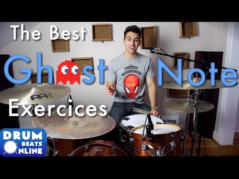 The Best Ghost Note Exercises - Beginner Drum Lesson | Drum Beats Online