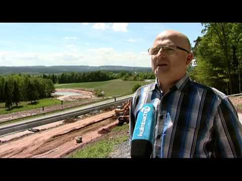 Baustelle auf der A 70 - eine Projekt mit Herausforderungen..