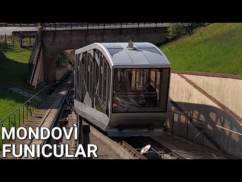 [4K] 🇮🇹 Funicular of Mondovì / 🇮🇹 Funicolare di Mondovì (2023)