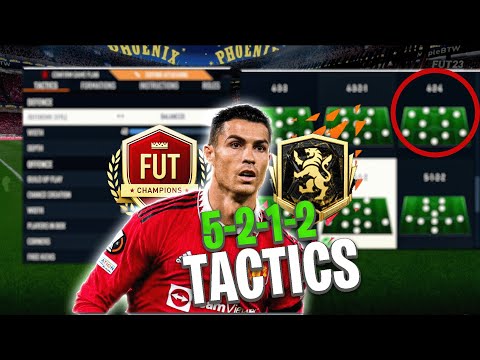 THE BEST 5-2-1-2 CUSTOM TACTICS IN FIFA 23! 🔥 FIFA 23 Ultimate Team