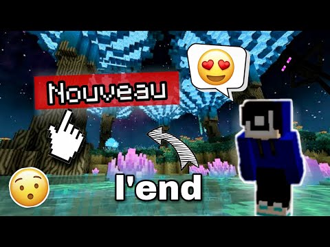 The new End Dimension of Minecraft!  ( amazing )