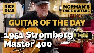 Video thumbnail for Guitar of the Day: 1951 Stromberg Master 400 Blonde | Norman's Rare Guitars by Normans Rare Guitars