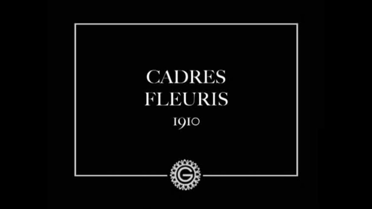 Квіткові етюди / Cadres fleuris (Emile Cohl, 1910)