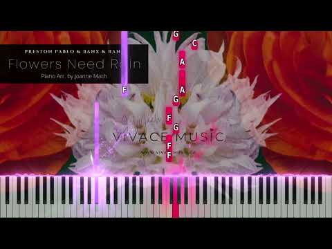 Flowers Need Rain - PRESTON PABLO & BANX & RANX | Piano Cover by - Vivace Music | Easy Piano
