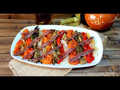 Ensalada de verduras asadas o escalivada😍MUY SALUDABLE!