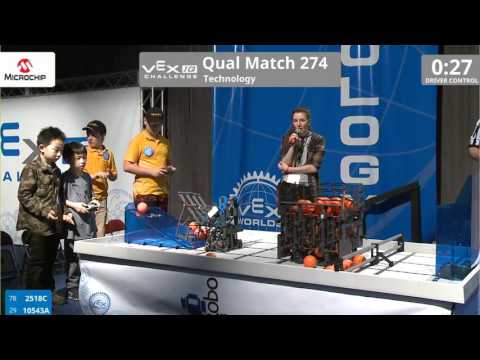 VEX Worlds 2016 - VEXIQ Elementary School - Technology - Qual 274 (2518C 10543A) 128
