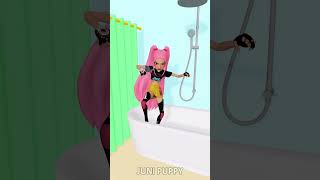 Download lagu Rumi Vs Mira Battle Dane In Bathroom #kpopdemonhunters #3danimation #funny mp3