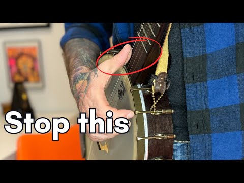 5 drop thumb mistakes I see clawhammer banjo players make