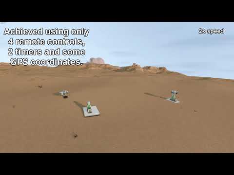 Autopiloting Cargo Drone (Vanilla, no scripts)
