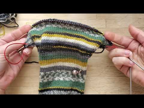 Knitting Tutorial - Toe-up Sock with Gusset and Double Heel - Part 2