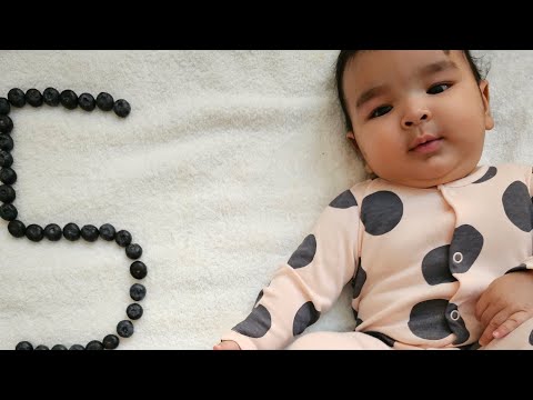 Vrinda का 5th Month birthday |vrinda turned 5 today |#birthday #minivlog #baby #vrinda_and_momy