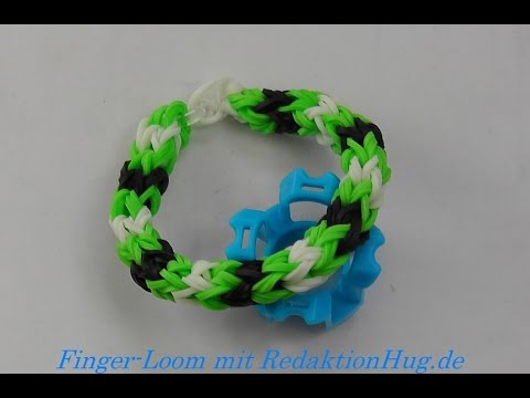 Loom Bands - Rainbow Loom - Finger-Loom - Band D - Veronika Hug