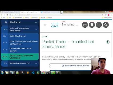 CCNA2 SRWE | 6.4.1 Packet Tracer - Implement Etherchannel
