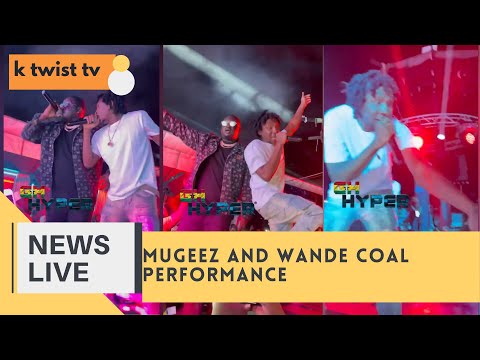 R2bees Mugeez and Wande Coal performance at 4syte tv