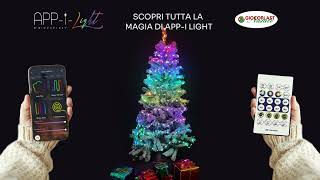 Luci Smart 100 LED Multicolore RGB 10 m - App-i Light con Telecomando