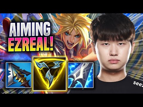 AIMING TRIES EZREAL WITH NEW BUFFS! - KT Aiming Plays Ezreal ADC vs Miss Fortune!