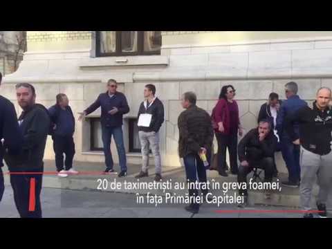 Stiri Mediafax 301 Octombrie - 20 de taximetriști în greva foamei