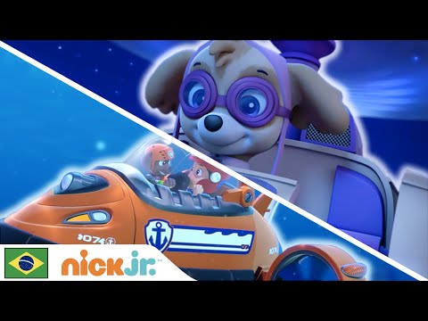 Capa de Patrulha Canina | Melhores veículos de resgate | Nick Jr. em Português