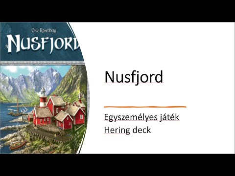 Nusfjord - egyszemélyes játék - hering deck - Robert SoloPlay