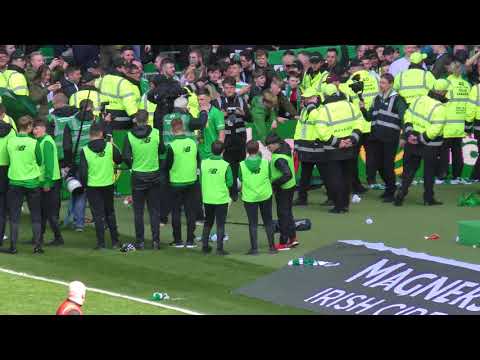 Celtic 5 - Rangers 0 - Kieran Tierney and Green Brigade -  29 April 2018