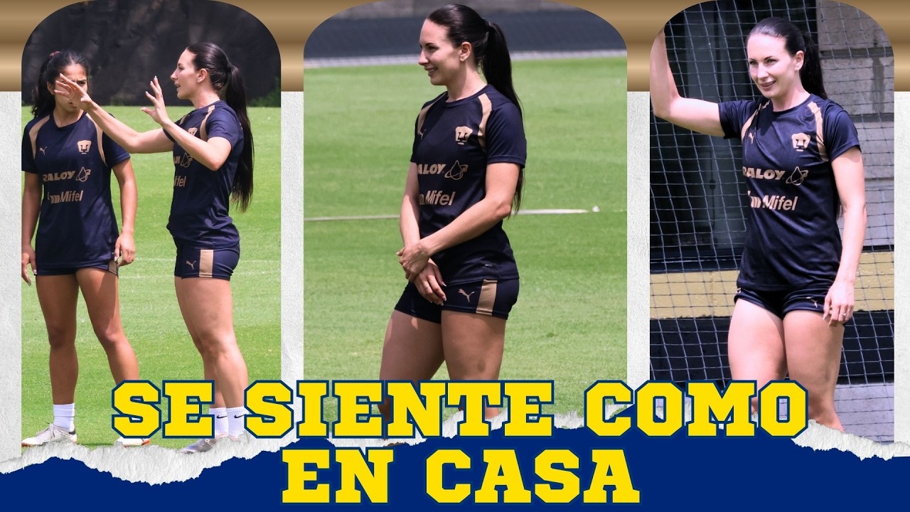 Leighanne Robe se prepara con Pumas Femenil para el nuevo torneo