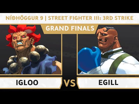 Igloo (Akuma) vs Egill (Dudley) | (Grand Finals) | SFIII:3S | Níðhöggur 9