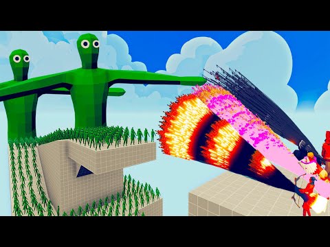 100x ZOMBIE + 2x GIANT vs 3x EVERY GOD   Totally Accurate Battle Simulator TABS