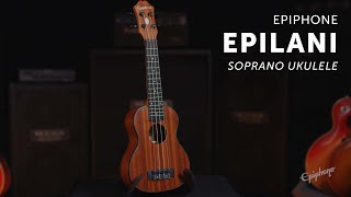 Video thumbnail for Epiphone Epilani Soprano Ukulele Demo - A Perfect Beginner Ukulele by OfficialEpiphone