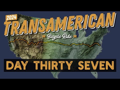 2024 Transamerica Bicycle Ride Day 37: Newton, KS to Eureka, KS