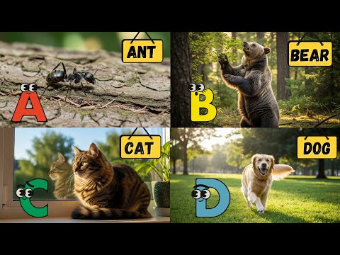 A to Z Animals Alphabet Song 🦁🐘 | Educational Nursery Rhymes for Kids |Energypac Kids TV #abcd #kids