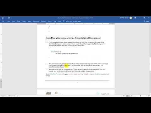 [FER201m] Passo 16 - Componentes de apresentação e componentes de contêiner, demonstração 26