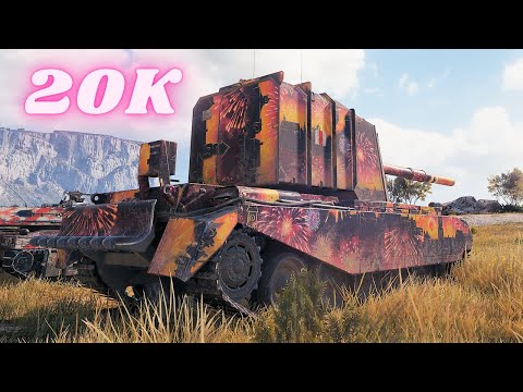 20K Damage with  FV4005 Stage II, FV4005   World of Tanks #WOT