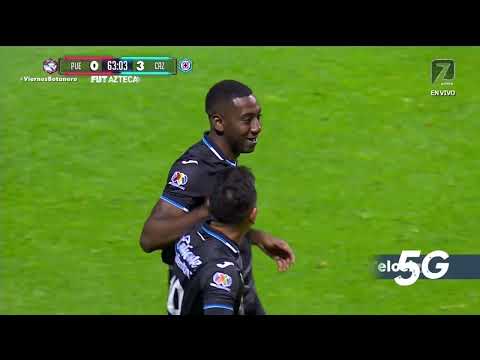 Gol de Gonzalo Carneiro | Puebla 0-3 Cruz Azul | Liga BBVA MX - Clausura 2023 - Jornada 8