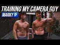Getting my cameraman in shape ft Marky P