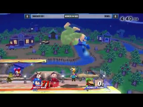 SFW #25: Smasher1001 (Mega Man) vs DKwill (DK)