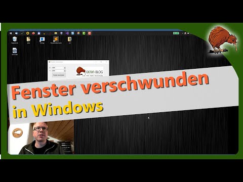 Windows: Window disappeared in Windows 10? Off-screen