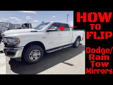YouTube video about: How to adjust ram tow mirrors?