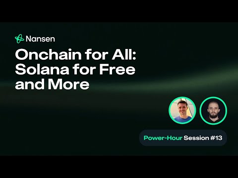 Power-Hour Session #13: Onchain for All - Solana for Free and More