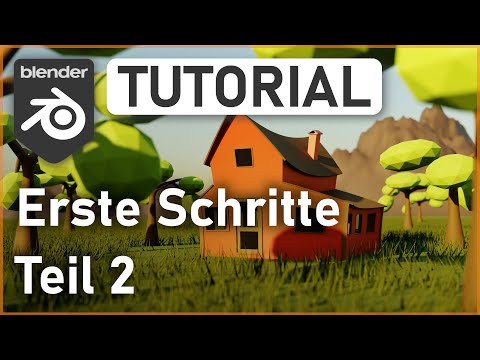 Blender 2.9 Tutorial - Erste Schritte - Teil 2 - Blender 3D für Anfänger (Grundlagen Deutsch)