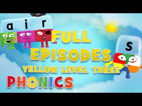 アルファブロック - イエローレベル3｜全話15～16話｜#ホームスクーリング｜Learn to read #WithMe (Alphablocks - Yellow Level Three | Full Episodes 15-16 | #HomeSchooling | Learn to Read #WithMe)