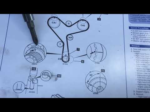 Timing Belt and Water Pump Replacement (2004 Toyota Sienna) 177 k miles